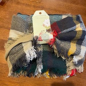 Life is beautiful plaid design.  NWT.